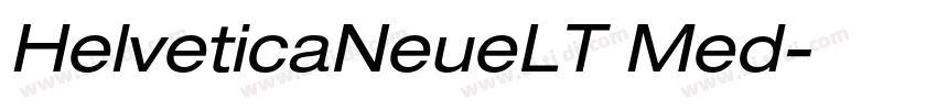 HelveticaNeueLT Med字体转换